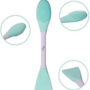 Silicone Face Scrubber Exfoliating Brush Face Mask Applicator (Pack of 1)