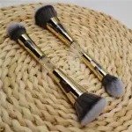 4 In 1 Brush  Double End Foundation Powder Eye Brush (Pack of 1)