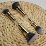 4 In 1 Brush  Double End Foundation Powder Eye Brush (Pack of 1)