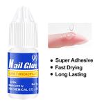 5 Pcs Nail Glue for Fake Nails/Professional Nail Art Glue.