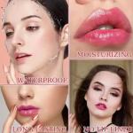 Macoallure 1 pc Clear Crystal Flower Jelly Lipstick