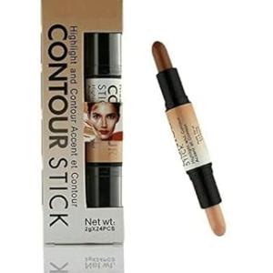 Face Makeup Highlighter And Concealer Contour Stick 2 in 1 Contour Stick.