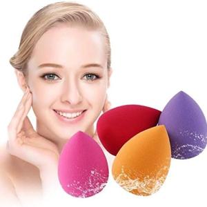 Makeup Sponge Cosmetic Puff Smooth (Pack of 1 ).Multicolour