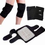 Hot Belt Leg Foot Joint (Set of 1 Pair) Knee Support (Black)
