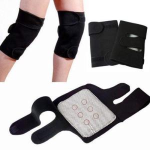 Hot Belt Leg Foot Joint (Set of 1 Pair) Knee Support (Black)