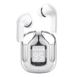 BT 5.3 Wireless Stereo Earphone Headphone with Transparent Charging Case in-Ear Headset.