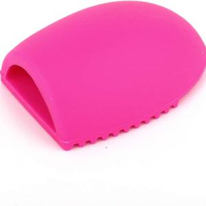 Makeup Brushes Cleaner Scrubber Board Brush Washing Cleaning Pad Silicone(Multicolor) 2 Pcs