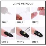 5 Pcs Nail Glue for Fake Nails/Professional Nail Art Glue.