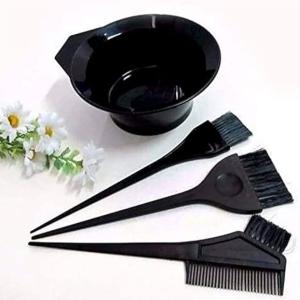 Hair Coloring Dyeing Kit Brush with Bowl 4 set