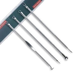 4 Pcs Blackhead Remover Cleaner Set Kit Stainless Steel