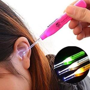 LED Flashlight Earpick for Ear wax remover and cleaner, Multicolour