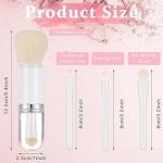 Makeup Brush Set 4 in 1 Portable Travel Blending Powder Foundation