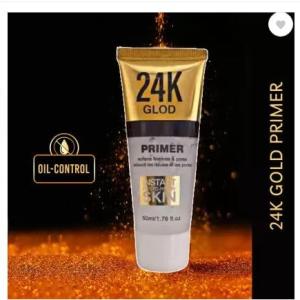 Primer Matte Oil Control Lightweight moisturizer Primer - 45 ml  (GOLD)