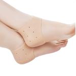 Silicone Half Heel Protector Socks Moisturizing Socks For Foot-Care, Heel.( 1 Pair).