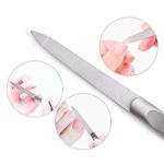 Pack 2 Stainless Silver Steel Nail Filers (5 Inches)  (Set of 2)