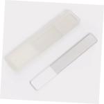 Glass Nail File Transparent Sanding Polishing Grinding Nails Filing Manicure Tool(Pack of 3).