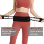 Sacroiliac Hip Belt for Women Men (1PCS-Black)