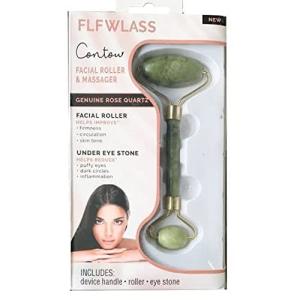 Green Face Roller With Face Massager For Women Men |  (Green) 1 Piece