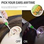 LED Flashlight Earpick for Ear wax remover and cleaner, Multicolour