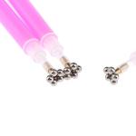 3D CAT EYES NAIL ART MAGNET TOOL SET WITH DOUBLE HEAD FLOWER DESIGN NAIL 1 Pcs