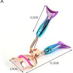 Eyelash Curlers Eye Lashes Curling Clip False Tweezers Eyelashes 1 Pcs