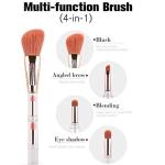 Plastic 4 In 1 Exquisite Multi-function Makeup Brush