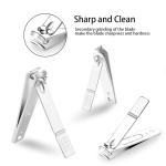 16 in 1 | Professional Manicure Kit for Men & Women Stainless Steel nail Clippers Tools (Pack of 1) Multicolor
