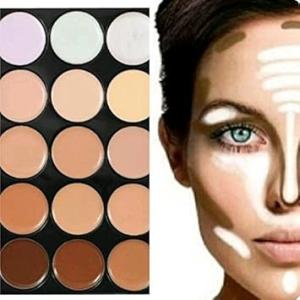 15 Shade Cream Concealer Palette (Multicolor, 10 ml) 1 Pcs
