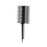 Dyeing Sectioning Comb Wide Tooth Hair Dressing Tool Professional Salon 3 Way Comb (Black) (Pack Of 1)