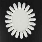 10 Palettes Display Board for Nail Art Design Pattern Practice and Swatch Nail Polish Color(White).