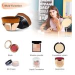 Mini Makeup Brush Set with Case, Face And Eyeshadow Makeup Brush 1 Pcs