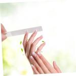 Glass Nail File Transparent Sanding Polishing Grinding Nails Filing Manicure Tool(Pack of 3).
