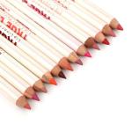 High quality makeup matte colorful wood material lipliner lip pencil(1 pcs).