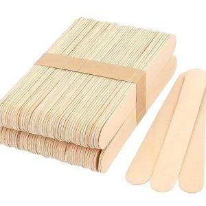 100 Pcs Wooden Tongue Depressors for doctor Waxing Stick Wooden Hair Removal Stick .