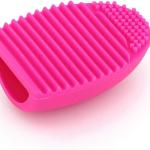 Makeup Brushes Cleaner Scrubber Board Brush Washing Cleaning Pad Silicone(Multicolor) 2 Pcs