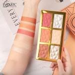 6 COLOR HIGHLIGHT,BLUSH AND CONTOUR PALETTE 24.g