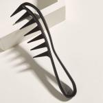 2 Pcs Professional Plastic Curly Hairdressing Tooth Comb
