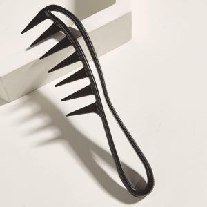 2 Pcs Professional Plastic Curly Hairdressing Tooth Comb