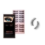 FAKE EYELASHES HANDMADE & NATURAL PAIR OF 10  (Pack of 1)