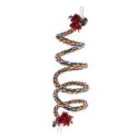 Colorful Soft Bird Climbing Rope, for Parakeet Birds 1 Pcs