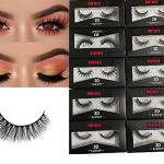 Premium Black 3D Eyelash Set, For Parlour, 1 Pair