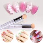 Nail Art Tool Pen Dual Head Nail Sponge Brush Picking Dotting 1 Pcs