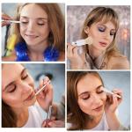 Makeup Brush Set 4 in 1 Portable Travel Blending Powder Foundation Brush.