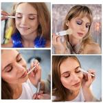 Makeup Brush Set 4 in 1 Portable Travel Blending Powder Foundation