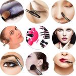24 Piece Makeup Brush Set with PU Leather Case (Black)