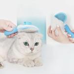 Self Cleaning Slicker Brush, Pet Grooming Shedding Brush for Dogs and Cat 1 Pcs