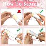 Makeup Brush Set 4 in 1 Portable Travel Blending Powder Foundation