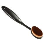 Makeup Powder Concealer Oval Blending Foundation Brush (Black)-Pack of 1