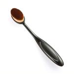 Makeup Powder Concealer Oval Blending Foundation Brush (Black)-Pack of 1