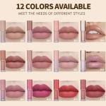 12Pcs Liquide matte Lipstick | 12Pcs Set | waterproof | long lasting
